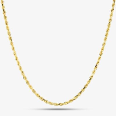 9ct Yellow Gold 18 Inch Rope Chain SRRD-240-9Y-18