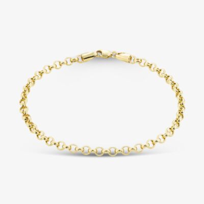 Gold Classic 9ct Yellow Gold 8.5 Inch Belcher Chain Bracelet HRBP-400-9Y-8.5