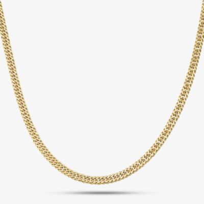 9ct Yellow Gold 20 Inch Flat Curb Chain HCDC-310-9Y-20