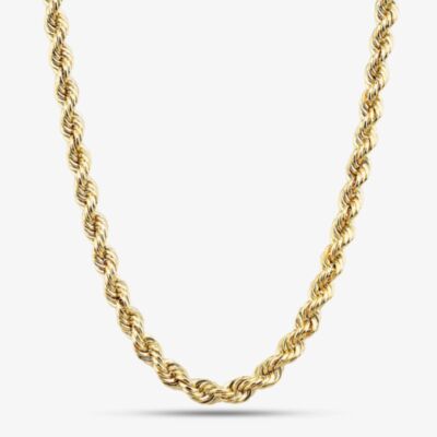 9ct Yellow Gold 18 Inch Rope Chain HLRP-420-9Y-18
