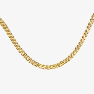 9ct Yellow Gold 26 Inch Spiga Chain FRANCO 80