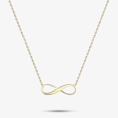 9ct Yellow Gold Adjustable Infinity Necklace 1.19.8154