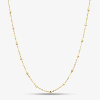 9ct Yellow Gold 16 Inch Ball Trace Chain 1.13.7903