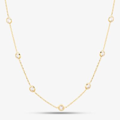 9ct Yellow Gold Cubic Zirconia Chain 1.19.1970