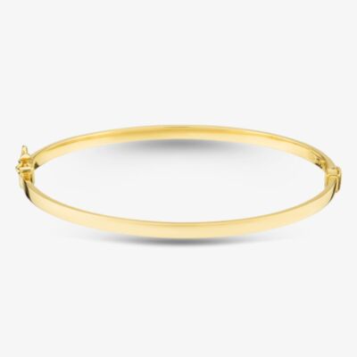 9ct Yellow Gold 3mm Tube Bangle 1.31.2111