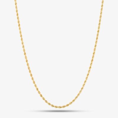 9ct Yellow Gold 46cm Rope Chain 1.12.0784