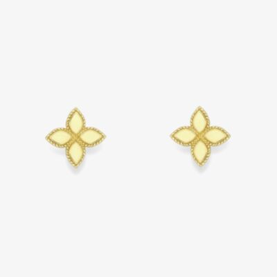 Gold Classic 9ct Yellow Gold Flower Stud Earrings 120125147547