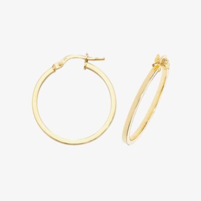 Gold Classic 9ct Yellow Gold 20mm Hoop Earrings ER1007-20