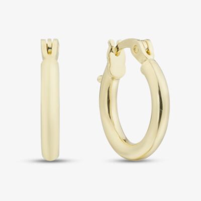 9ct Yellow Gold Small Huggie Hoop Earrings E-SLRT-29-9Y