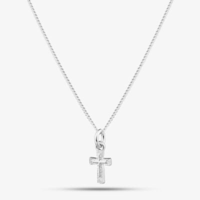 Fashionista Silver Silver Mini Cross Pendant P1P04ST0918 N2326