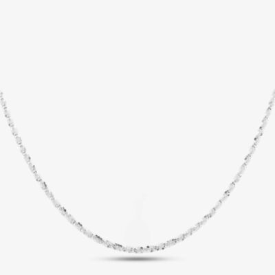 Silver 20 Inch Fancy Necklace CA4DC040/0.50