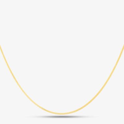 Gold Plated 20 Inch Flat Curb Chain CU2DC035/0.50