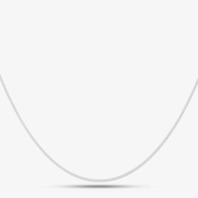 Sterling Silver Open Curb Chain Necklace 8.13.0033