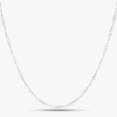 Silver 20inTwist Curb Chain 8.13.0655