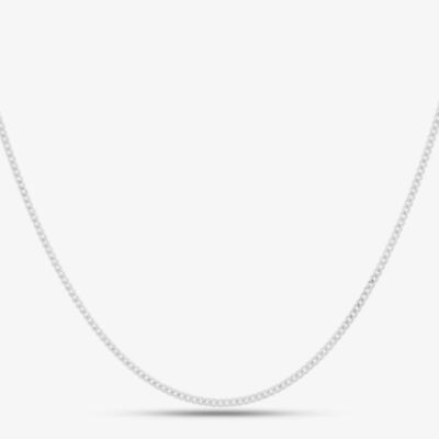 Sterling Silver 18inch Curb Chain S18C18