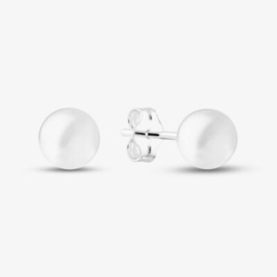 Sterling Silver 6mm Ball Stud Earrings S4006