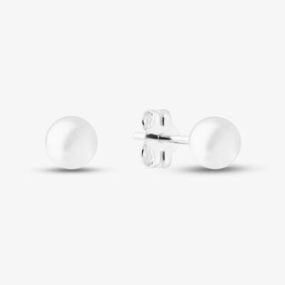 Sterling Silver 5mm Ball Stud Earrings S4004