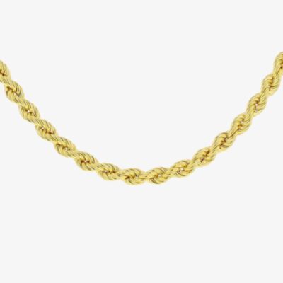 LUXE Silver Gold Plated 4mm Rope Chain 8.12.0114