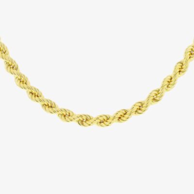 LUXE Silver Gold Plated 5mm Rope Chain 8.12.0134