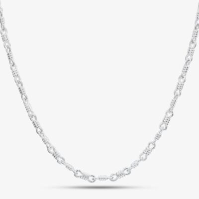Argentium Silver 18 Inch Fancy Chain ARG-943025-18