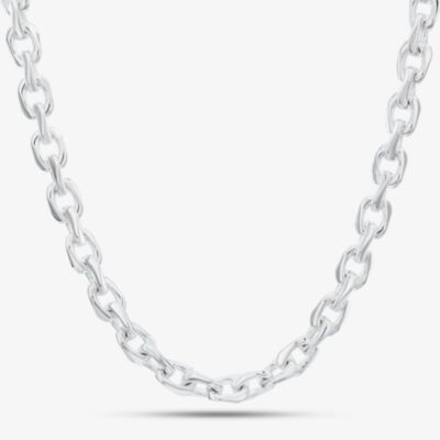 Argentium Silver 18 Inch Flat Curb Chain ARG-94301-18