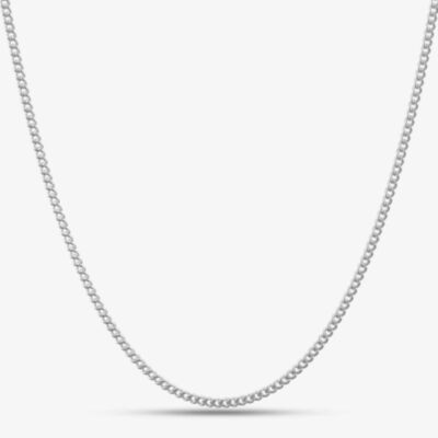 Silver 22inch Curb Chain N228
