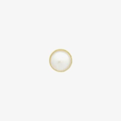 Amulette Gold Plated Small Fresh Water Pearl Ring Charm CH-S-126/YGP