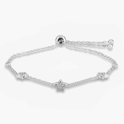 Rosa Lea Pave Stars Sliding Bracelet AM-2THB021404