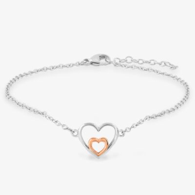 Rosa Lea Double Heart Bracelet AM-2THB027806
