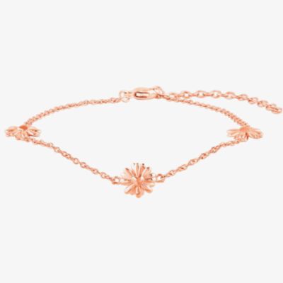 Rosa Lea Triple Daisy Bracelet AM-2THB028307RGP