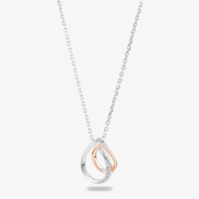 Rosa Lea Pave Intertwined Pears Pendant BJ-P3187CRG0.5