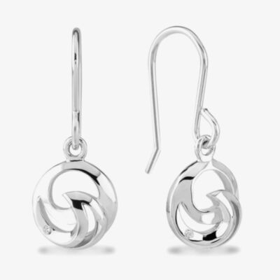 Rosa Lea Round Swirl Dropper Earrings BJ-E3295C