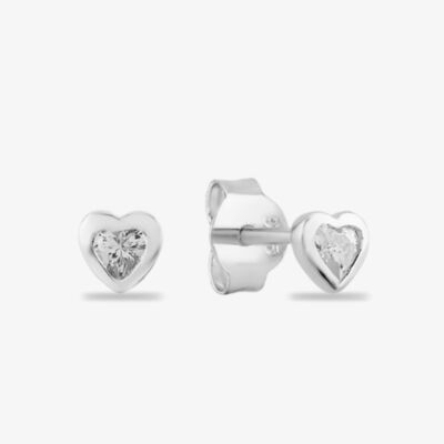 Rosa Lea Heart Stud Earrings AM-2THB029304