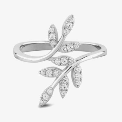 Rosa Lea Leaves Twist Ring AM-2THB013304