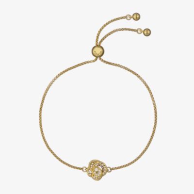 Ted Baker Florina Gold Tone Cubic Zirconia Flower Toggle Bracelet TBJ3859-02-02