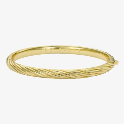 Ted Baker MELISSA Gold Tone Plated Twist Bangle TBJ4185-02-03