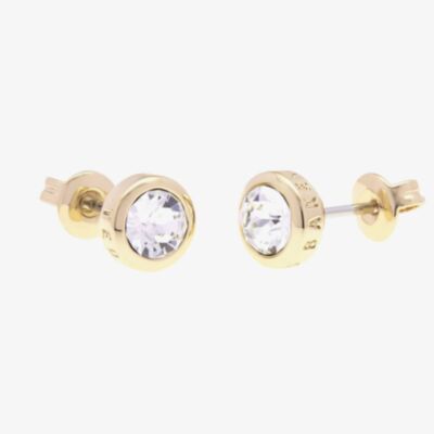 Ted Baker Sinaa Gold Finish Crystal Stud Earrings TBJ1084-02-02