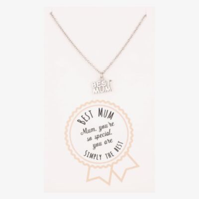 Sentiments Best Mum Pendant 10122