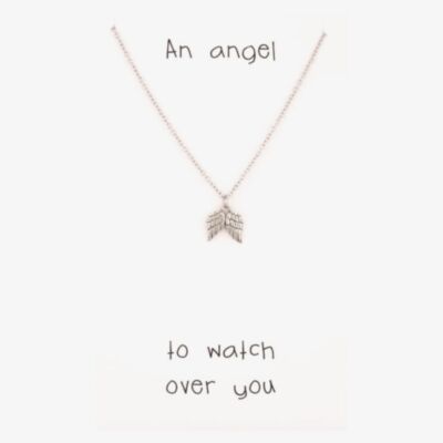 Sentiments An Angel To Watch Over You Wings Pendant 15349