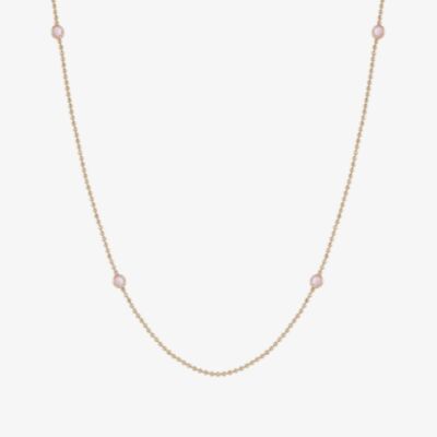 Nomination Bella Rose Gold Plated Pink Crystal Necklace 146643/040