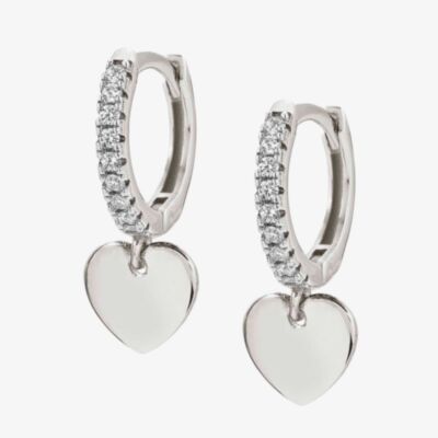 Nomination CHIC&CHARM Heart Crystal Huggie Hoops 148604/001