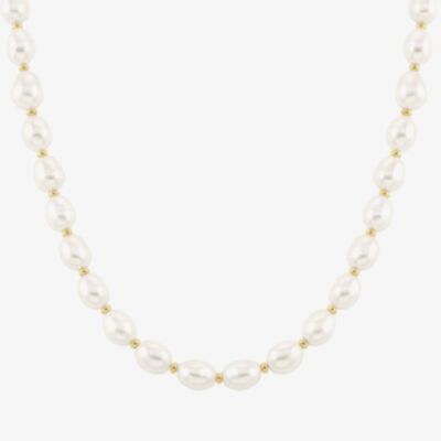 Nomination Kate Gold Plated Freshwater Pearl Necklace 148902/012
