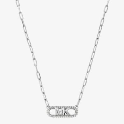 Michael Kors Premium Kors MK Pave Logo Necklace MKC1655CZ040