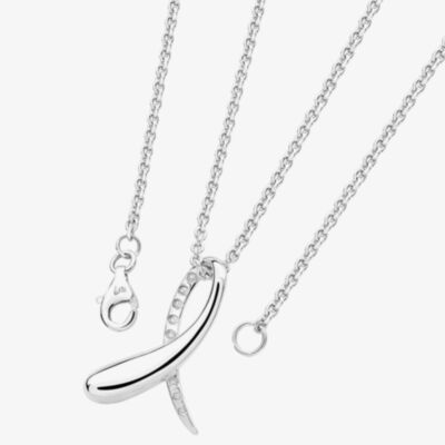 Lucy Quartermaine Silver Sycamore White Topaz Pendant Necklace SMP1