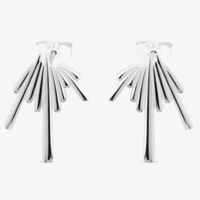 Lucy Quartermaine Silver Shard Stud Earrings SHS1