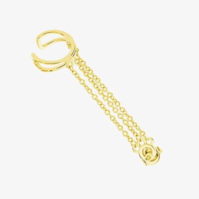 Lucy Quartermaine Art Deco Cuff & Clip Earring ADCU2G