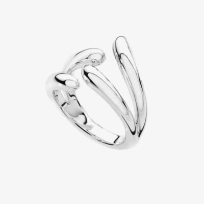 Lucy Quartermaine Silver Multi Drop Waterfall Ring Ring MR6