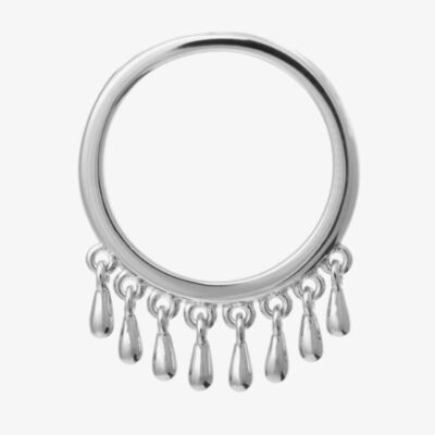 Lucy Quartermaine Silver Waterfall Multi Drop Ring WFR4N