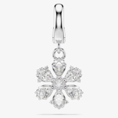 Swarovski Idyllia Rhodium Plated Snowflake Charm 5755513