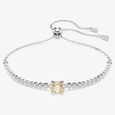 Swarovski Matrix Tennis Mixed Cut Rhodium Plated Bracelet 5690694